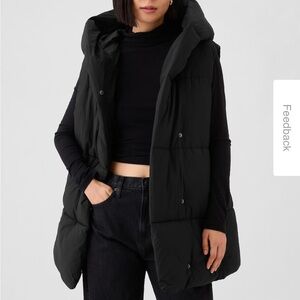 Gap Duvet Wrap Puffer Vest Size Large